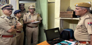 पुलिस महानिदेशक ने गोद लिए सांगानेर थाने का किया निरीक्षण