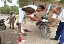 राजस्थान पुलिस का ट्रैफिक महाअभियान: काली फिल्म,फर्जी नंबर प्लेट और अवैध हूटर-बत्तियों पर चला कानून का डंडा