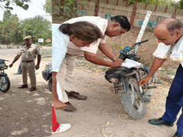 राजस्थान पुलिस का ट्रैफिक महाअभियान: काली फिल्म,फर्जी नंबर प्लेट और अवैध हूटर-बत्तियों पर चला कानून का डंडा