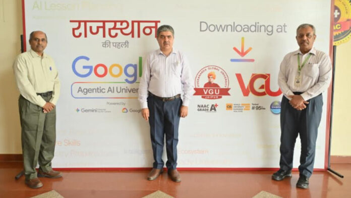 VGU Jaipur to launch Rajasthan's first generative AI campus. VGU Jaipur to launch Rajasthan's first generative AI campus.