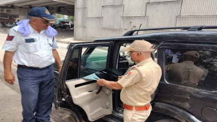 Police cracked down on over 1.71 lakh vehicles in 22 days.