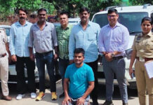 साठ से अधिक मुकदमों वाला कुख्यात हिस्ट्रीशीटर गिरफ्तार