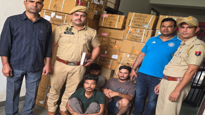 Warehouse employees themselves made off with cosmetics worth lakhs. Warehouse employees themselves made off with cosmetics worth lakhs.