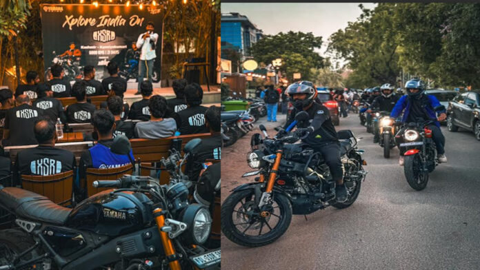 Yamaha’s ‘Explore India on XSR’ campaign reached Jaipur. Yamaha’s ‘Explore India on XSR’ campaign reached Jaipur.