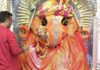 बुध-पुष्य योग पर श्री नहर के गणेशजी का दूर्वा मार्जन से पंचामृत अभिषेक