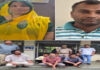 पुलिस का ट्रिपल एक्शन: महिला स्मैक तस्कर समेत आठ आरोपित गिरफ्तार Police's triple action: Eight accused arrested, including a female smack smuggler.