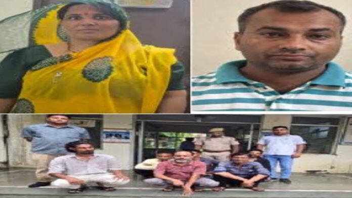 Police's triple action: Eight accused arrested, including a female smack smuggler. Police's triple action: Eight accused arrested, including a female smack smuggler.