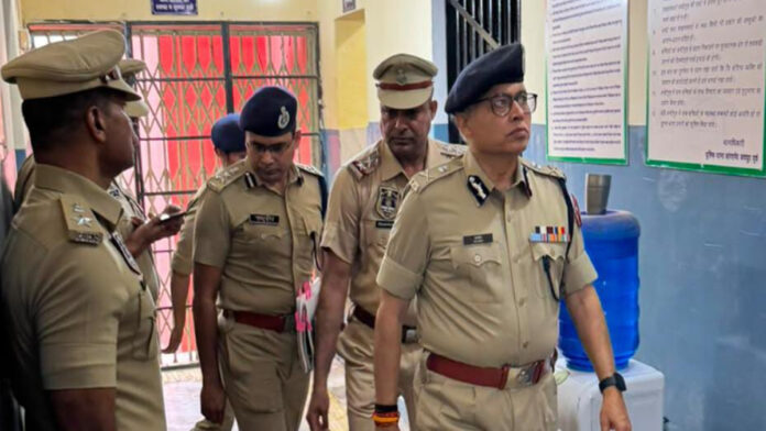 DGP arrives at Sanganer police station DGP arrives at Sanganer police station