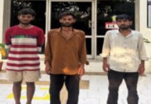 मास्टर की से बाइक चुराने वाले गिरोह के तीन बदमाश गिरफ्तार Three members of a gang that stole bikes using a master key arrested.
