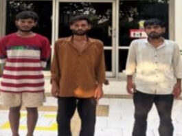 मास्टर की से बाइक चुराने वाले गिरोह के तीन बदमाश गिरफ्तार Three members of a gang that stole bikes using a master key arrested.