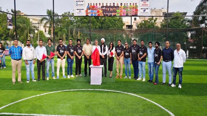 India's first BFSI Cricket League kicks off with a trophy unveiling ceremony in Jaipur. India's first BFSI Cricket League kicks off with a trophy unveiling ceremony in Jaipur.