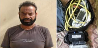 ईवी वाहन के कीमती पार्ट्स चोरी करने वाला मिस्त्री गिरफ्तार Mechanic arrested for stealing valuable parts from EV vehicles.