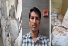 बाटा कंपनी के नाम से नकली फुटवियर बेचने वाला गिरफ्तार Person arrested for selling counterfeit footwear under the Bata brand name.