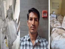 बाटा कंपनी के नाम से नकली फुटवियर बेचने वाला गिरफ्तार Person arrested for selling counterfeit footwear under the Bata brand name.