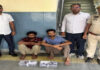 दो देशी पिस्टल-कारतूस सहित दो हिस्ट्रीशीटर गिरफ्तार