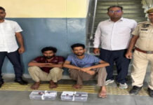 दो देशी पिस्टल-कारतूस सहित दो हिस्ट्रीशीटर गिरफ्तार