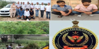 एएनटीएफ ने तीन जिलों में पांच तस्करों को धर—दबोचा