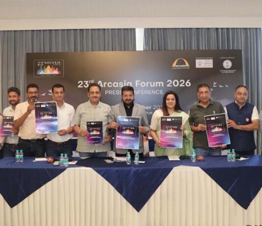 11–12 सितंबर को जयपुर में होगा आर्केसिया फ़ोरम का भव्य आयोजन The grand ARCASIA Forum will be held in Jaipur on September 11–12.