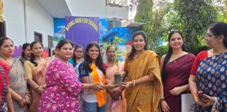 ‘शक्ति संवाद’ में महिलाओं को मिली स्वरोजगार और सरकारी योजनाओं की जानकारी Women received information about self-employment and government schemes at 'Shakti Samvad'.