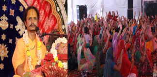 गोपुष्टी महायज्ञ में उमड़ा आस्था का सैलाब: रासलीला और कथा ने बांधा समां A tidal wave of faith surged at the Gopushti Mahayajna.