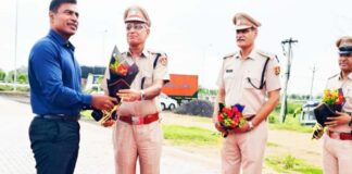 जयपुर रेंज एडीजी दिनेश एमएन का भाबरू थाने पर औचक निरीक्षण Jaipur Range ADG Dinesh MN Conducts Surprise Inspection at Bhabru Police Station