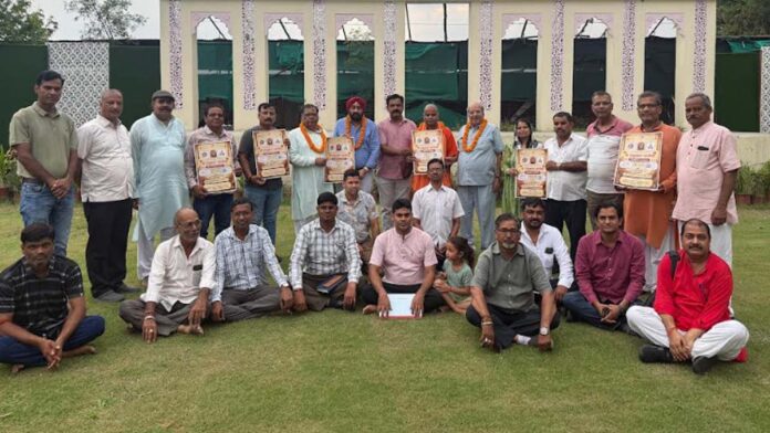 Preparations for the mass recitation of Shri Hanuman Chalisa are complete. Preparations for the mass recitation of Shri Hanuman Chalisa are complete.