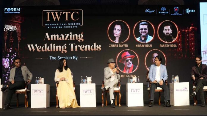 Deliberating on new wedding industry trends—from AI to beach weddings. Deliberating on new wedding industry trends—from AI to beach weddings.