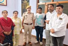 जयसिंहपुरा खोर के नवनियुक्त थानाधिकारी रघुवीर का स्वागत-अभिनंदन Welcome to Raghuvir, the newly appointed Station House Officer (SHO) of Jaysinghpura Khor.