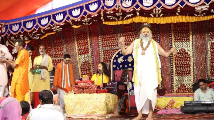 Bhagwat Katha resonates at the Gopushti Mahayajna