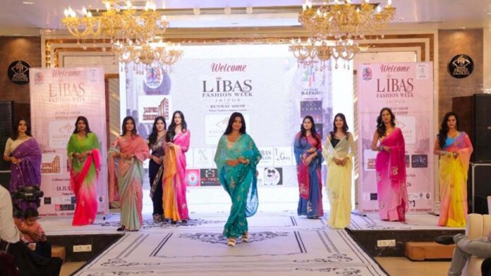 The vibrant stage of ‘Libas Fashion Week’ was set in Jaipur. The vibrant stage of ‘Libas Fashion Week’ was set in Jaipur.
