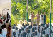 महिला सुरक्षा संकल्प अभियान के तहत कालिका पेट्रोलिंग यूनिट ने 400 विद्यार्थियों को किया जागरूक