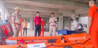 मानसून आपदा से निपटने को एसडीआरएफ पूरी तरह मुस्तैद