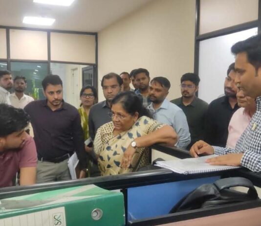 जयपुर सांसद मंजू शर्मा ने मानसून तैयारियों का लिया जायजा Jaipur MP Manju Sharma reviewed monsoon preparations.
