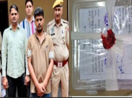 भोपाल डकैती का इनामी नकबजन जयपुर में गिरफ्तार Bhopal dacoity: Burglar with a bounty on his head arrested in Jaipur.