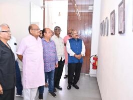 पेंसिल स्केच प्रदर्शनी में दिखी वरिष्ठ कलाकार प्रताप कुमार भाटिया की प्रतिभा