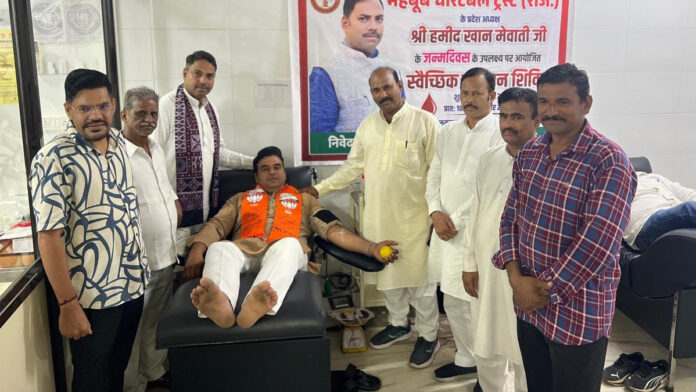 157 youths donated blood, conveying a message of service to humanity. 157 youths donated blood, conveying a message of service to humanity.