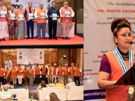 रोटरी क्लब जयपुर मिडटाउन की नई अध्यक्ष रानू श्रीवास्तव ने सामुदायिक सेवा का विज़न लॉन्च किया Ranu Srivastava, the new President of Rotary Club Jaipur Midtown, launched a vision for community service.