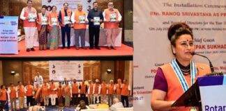 रोटरी क्लब जयपुर मिडटाउन की नई अध्यक्ष रानू श्रीवास्तव ने सामुदायिक सेवा का विज़न लॉन्च किया Ranu Srivastava, the new President of Rotary Club Jaipur Midtown, launched a vision for community service.
