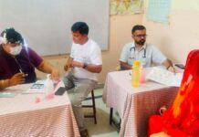 निःशुल्क चिकित्सा शिविर में 100 लाभान्वित