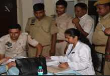 रिजर्व पुलिस लाइन में लगा निःशुल्क आयुर्वेद स्वास्थ्य शिविर: 380 पुलिसकर्मियों व परिजनों ने उठाया लाभ