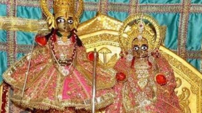 The Shri Sitaram Ji Temple is fragrant with the scent of roses. The Shri Sitaram Ji Temple is fragrant with the scent of roses.