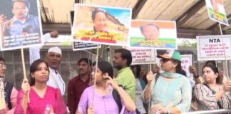 सोनम वांगचुक के समर्थन में जयपुर में सड़क पर उतरे लोग People took to the streets in Jaipur in support of Sonam Wangchuk.