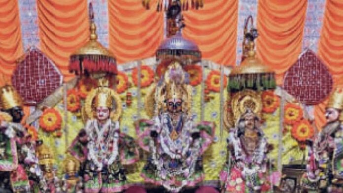 Traditional chariot procession to be taken out at Ramchandra Temple. Traditional chariot procession to be taken out at Ramchandra Temple.