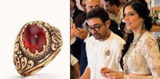 आमिर-गौरी के प्यार की शाही निशानी बनी रूबी रिंग Ruby ring becomes a royal symbol of Aamir and Gauri's love.