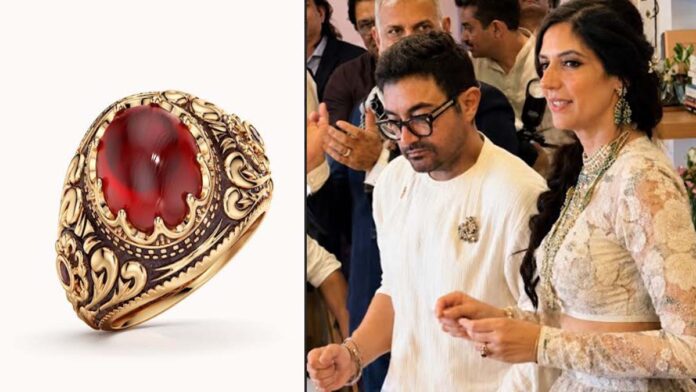 Ruby ring becomes a royal symbol of Aamir and Gauri's love.