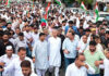 केंद्रीय शिक्षा मंत्री के इस्तीफे को लेकर कांग्रेस का जयपुर में उग्र प्रदर्शन Congress stages fierce protest in Jaipur demanding the Union Education Minister's resignation.