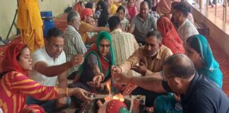 पंचकुंडीय गायत्री महायज्ञ में 40 दिवसीय जप अनुष्ठान का संकल्प