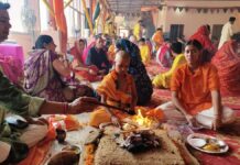 भव्य सामूहिक यज्ञोपवीत संस्कार महोत्सव में राजस्थान के अलग-अलग जिलों से आए बटुक Grand Mass Upanayana Ceremony Festival