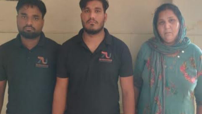 Three arrested, including a woman, for kidnapping for a ₹40 lakh ransom. Three arrested, including a woman, for kidnapping for a ₹40 lakh ransom.