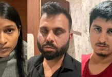 होटल के कमरे में चल रहा था ऑनलाइन जुआ-सट्टा: युवती समेत तीन गिरफ्तार